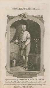 Portrait of Frederick Baron Trenk by English School