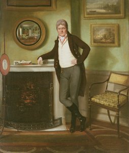 Portrait of George Henckell in his Study