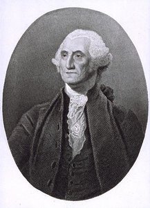 Portrait of George Washington by English School