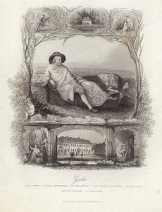 Portrait of Goethe by English School