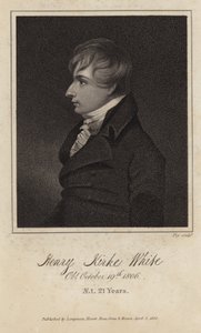 Portrait of Henry Kirke White by English School