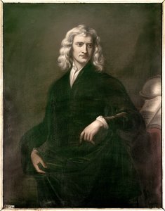 Portrait of Isaac Newton, philosopher and mathematician