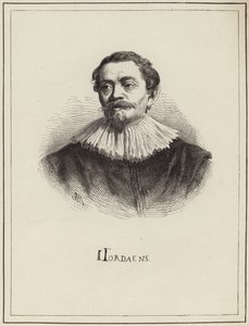 Portrait of Jacob Jordaens by English School