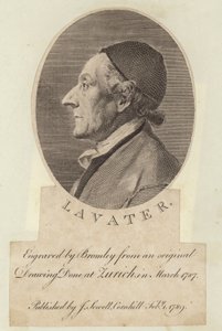 Portrait of Johann Kaspar Lavater
