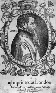 Portrait of John Day, frontispiece to Foxe