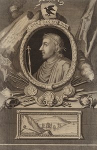 Portrait of King Canute by English School