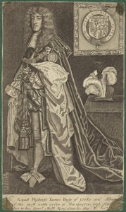 Portrait of King James II of England by English School