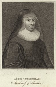 Portrait of Lady Ann Cunningham, Marchioness of Hamilton by English School