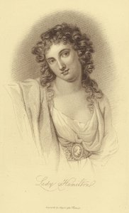 Portrait of Lady Hamilton by English School