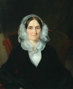 Portrait of Lady with Lacy Headdress