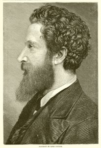 Portrait of Lord Lytton by English School