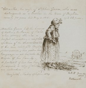 Portrait of Martha Gunn by English School