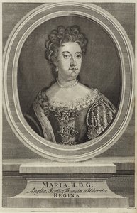 Portrait of Mary II of England by English School