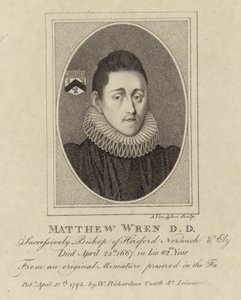 Portrait of Matthew Wren by English School