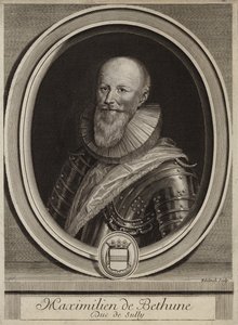 Portrait of Maximilien de Bethune, Duke of Sully by English School