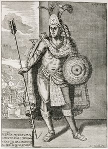 Portrait of Montezuma II from 
