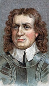 Portrait of Oliver Cromwell (1599-1658) (detail) by English School