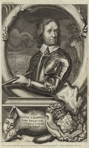 Portrait of Oliver Cromwell by English School