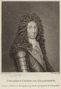 Portrait of Philibert, Comte de Gramont by English School