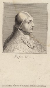 Portrait of Pope Pius II by English School