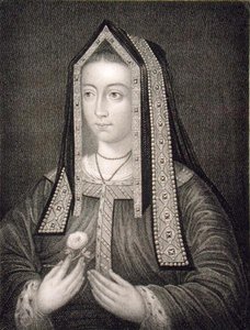 Portrait of Queen Elizabeth of York (1466-1502) by English School