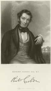 Portrait of Richard Cobden by English School