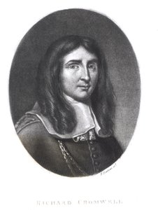 Portrait of Richard Cromwell, engraved by Richard Earlom from 