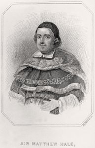 Portrait of Sir Mathew Hale by English School