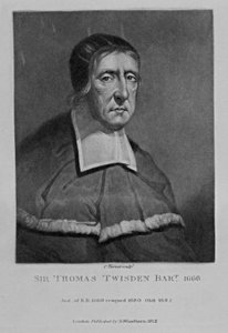 Portrait of Sir Thomas Twisden, from 
