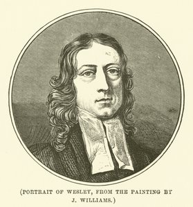 Portrait of Wesley (engraving)