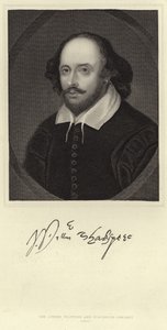 Portrait of William Shakespeare by English School