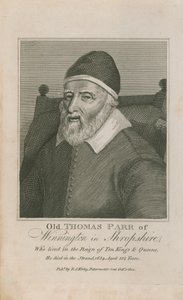 Portrait of Old Thomas Parr by English School