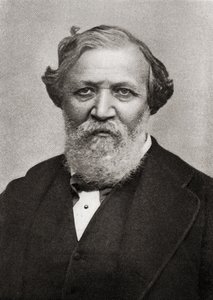 Portrait of the English Poet Robert Browning (1812-89) by English School