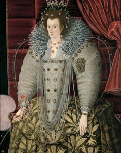 Portrait Thought to be of Queen Elizabeth I Hanging in the Great Hall by English School