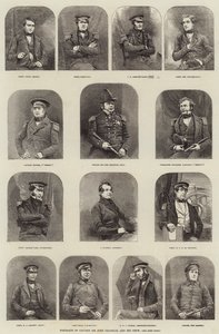 Portraits of Captain Sir John Franklin and His Crew by English School
