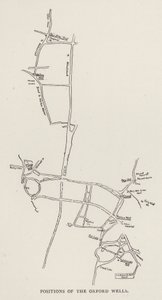 Positions of the Oxford Wells by English School