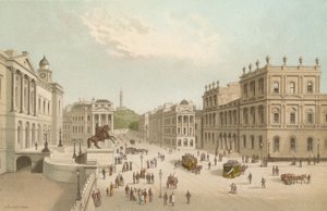 Post Office, Register House and Calton Hill - Edinburgh by English School