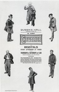 Poster advertising Albert Chevalier