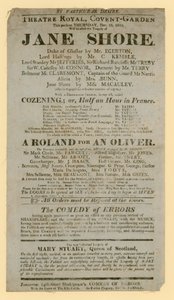Poster for Jane Shore by English School
