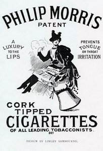 Poster for Philip Morris Cigarettes, 1896