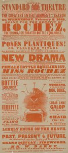 Poster for the Royal Standard Theatre, 9 February 1848