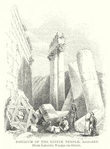 Posticum of the Little Temple, Baalbec
