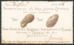 Potatoes, Christmas Card