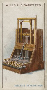 Pratts typewriter by English School