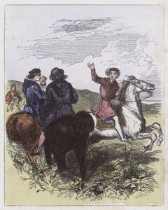 Prince Edward Escaping from his Guards by English School