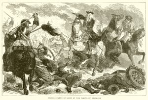 Prince Eugene of Savoy at the Taking of Belgrade by English School
