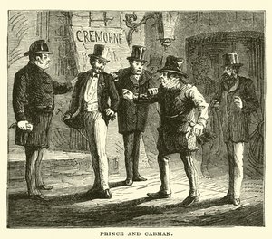 Prince and Cabman by English School