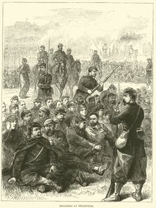 Prisoners at Belleville, May 1871 by English School