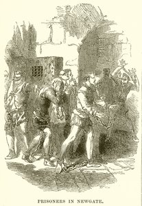 Prisoners in Newgate by English School