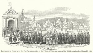 Procession of James I to St Paul